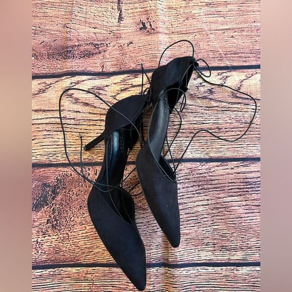 Topshop Pointy Toe, Ankle Strap Heels Size‎ 40 - Picture 3 of 9